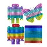 pop it XXL 30cm  rainbow mix /10pc