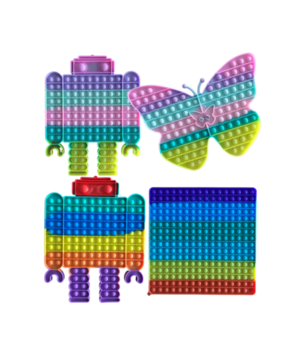 pop it XXL 30cm  rainbow mix /10pc