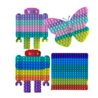 pop it XXL 30cm  rainbow mix /10pcs pop it XXL 30cm  rainbow mix /10pcs