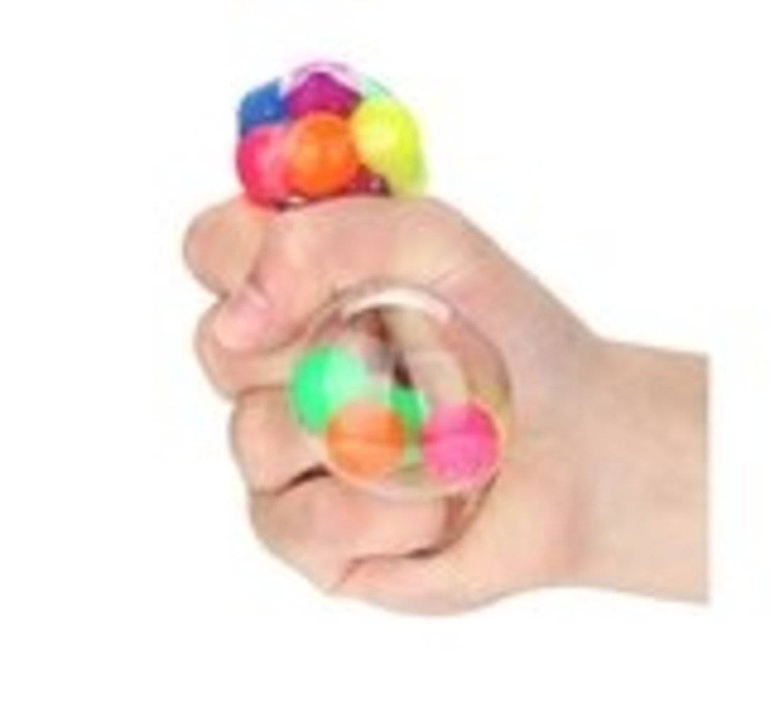Anti-stress fidget rainbow ball /12pcs display Anti-stress fidget rainbow ball /12pcs display