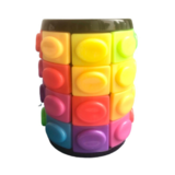 Tourner et glisser puzzle / 4 rangées-débutant