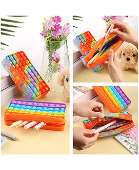 Pop it - pensil case - rainbow Pop it - pensil case - rainbow