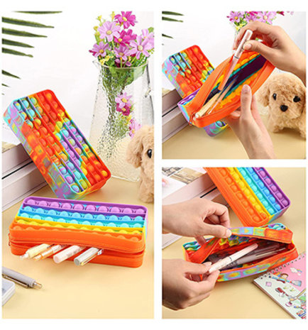 Pop it - pensil case - rainbow