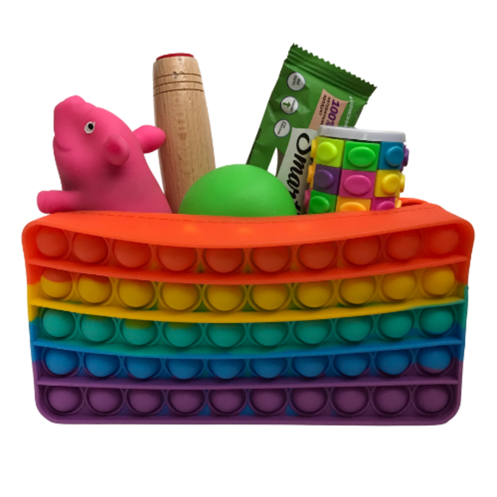 Pop it - pensil case - rainbow