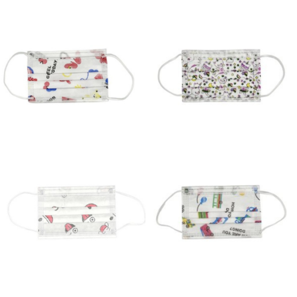 Disposable children facemask-mix prints Disposable children facemask-mix prints