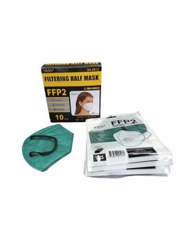 FFP2  vert foncé - Prix pour 10pc