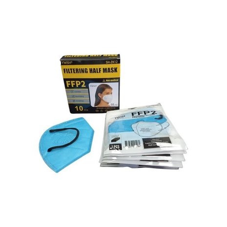 FFP2 mix kleuren -prijs per doosje van10st-afname 50doosjes FFP2 mix kleuren -prijs per doosje van10st-afname 50doosjes