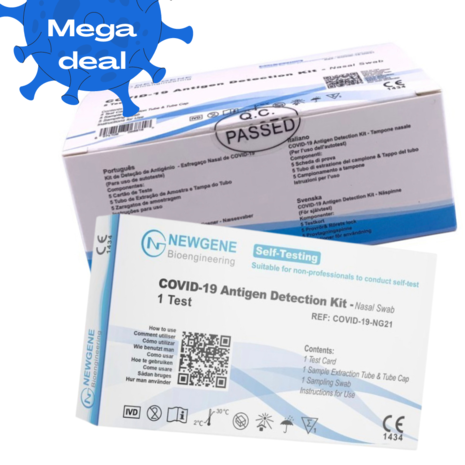 Newgene covid19 zelftest - afname 500st - per st Newgene covid19 zelftest - afname 500st - per st