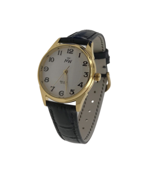Mats-Watch uurwerken  Gold brown leather-belt dames Mats-Watch uurwerken  Gold brown leather-belt dames