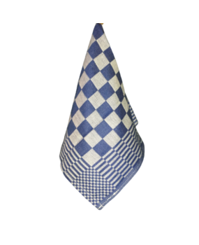 serviette de cuisine -  CHESS bleu70x70- par 6 pièces
