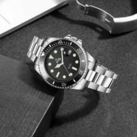 Mats-Watch uurwerken  Opal Noir montre pour homme Mats-Watch uurwerken  Opal Noir montre pour homme