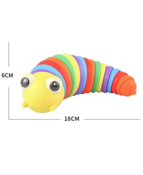 Fidget finger slug-slak-mix kleur Fidget finger slug-slak-mix kleur
