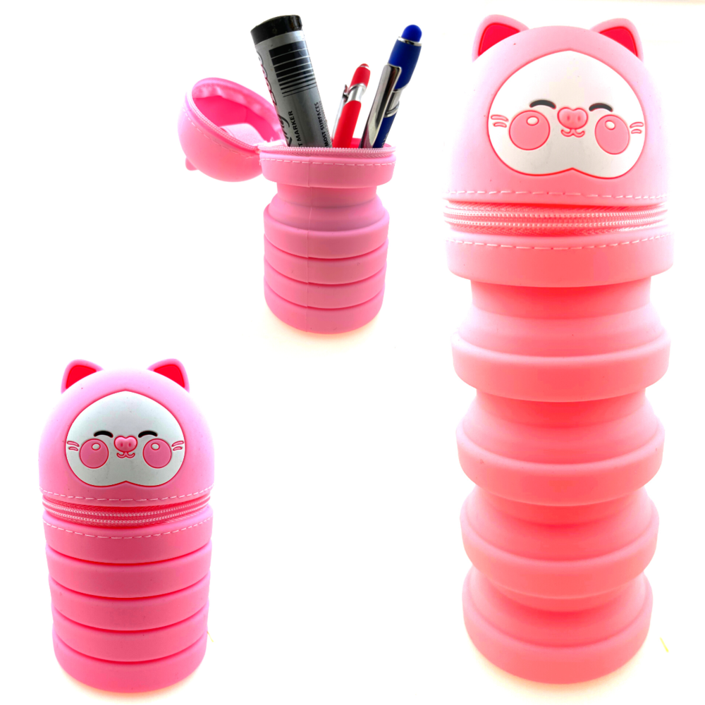 Trousse le chat rose d'amour