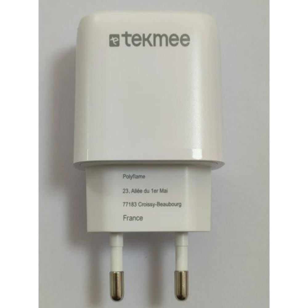 Chargeur rapide mural Tekmee PD+QC 20W Chargeur rapide mural Tekmee PD+QC 20W