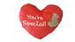 hartkussen You're special! 27x33cm hartkussen You're special! 27x33cm