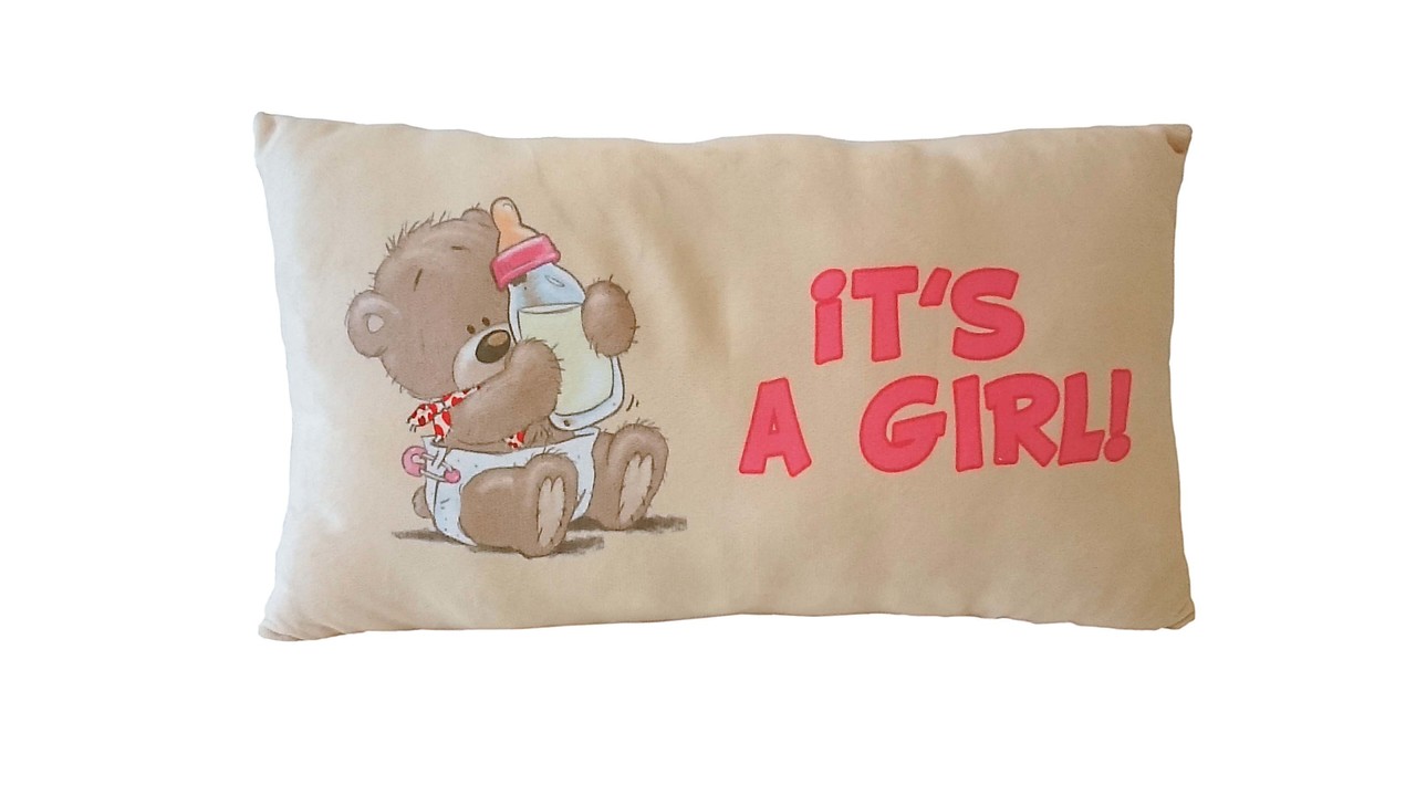 Pillow It's a girl 20x40cm Pillow It's a girl 20x40cm