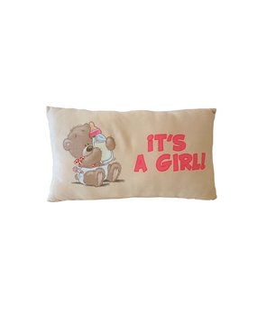 Coussin It's a girl 20x40cm