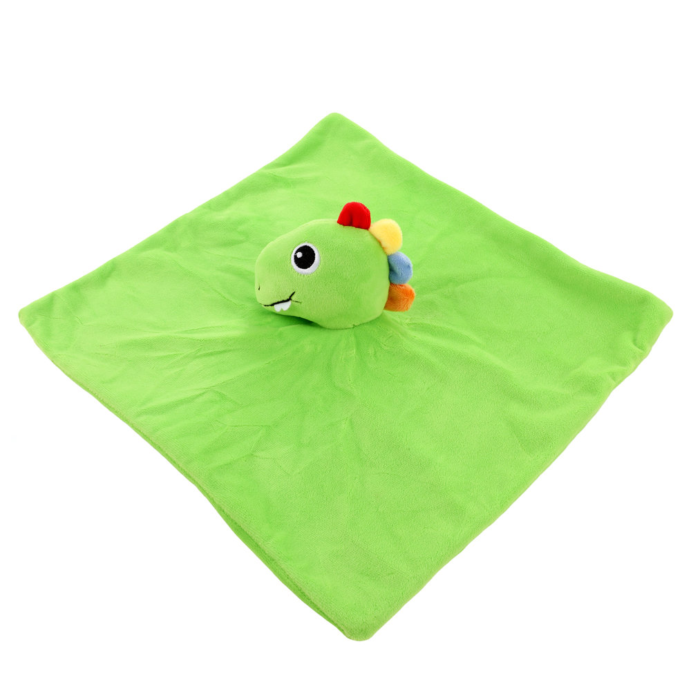 Doudou + hochet bébé 'Dino'