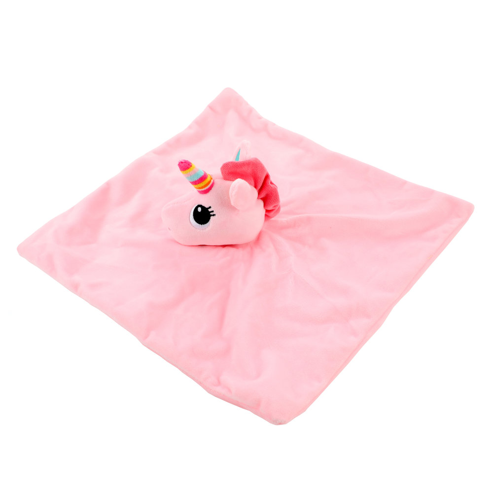 Baby cuddle cloth + rattle 'Unicorn'
