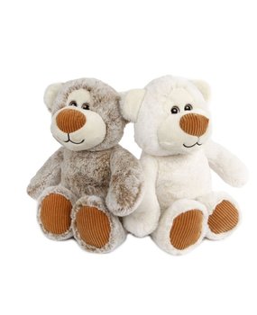 Bear plush 2 assorted 30 cm