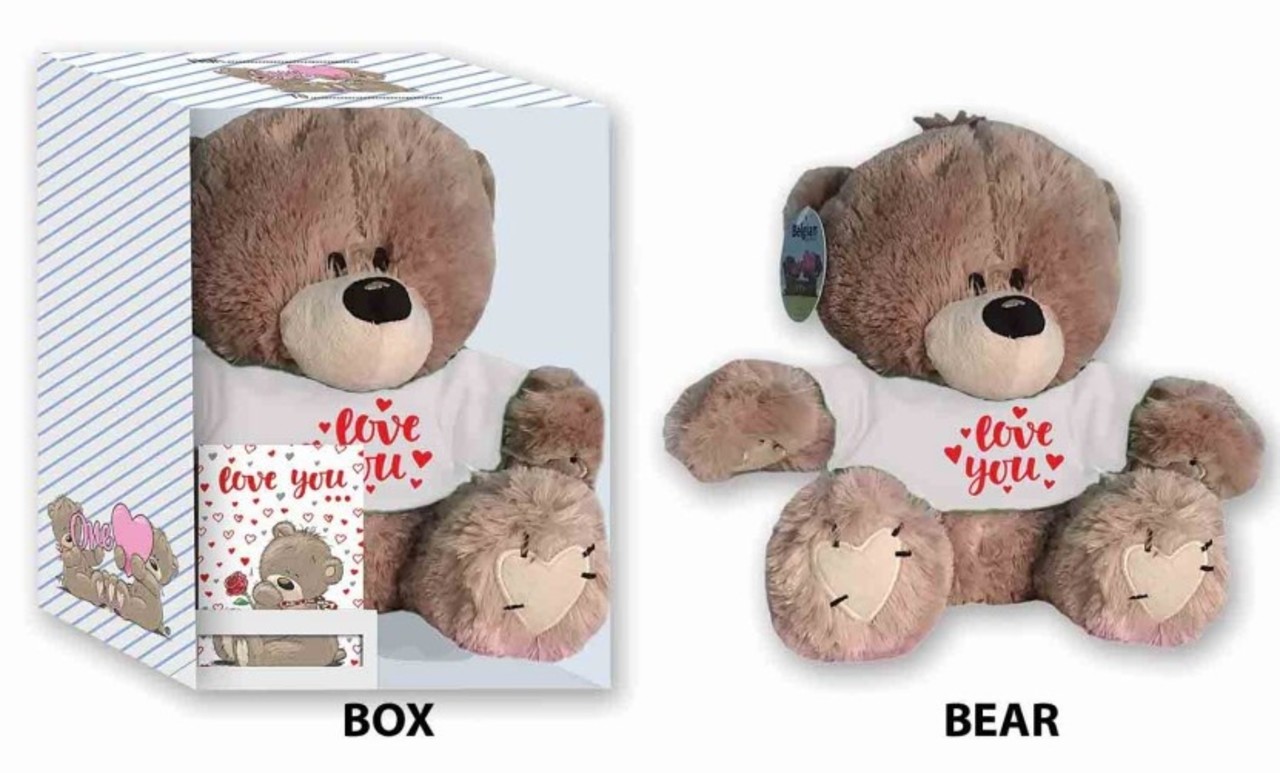 I Love You pluche 20cm I Love You pluche 20cm