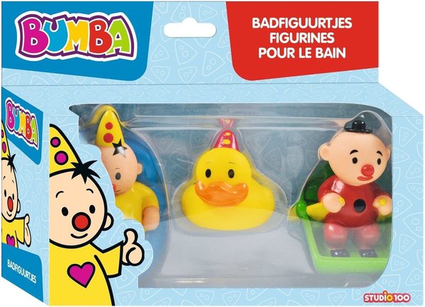 Bumba 3 figurines pour le bain