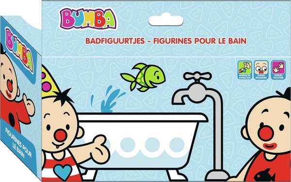 Bumba 3 figurines pour le bain