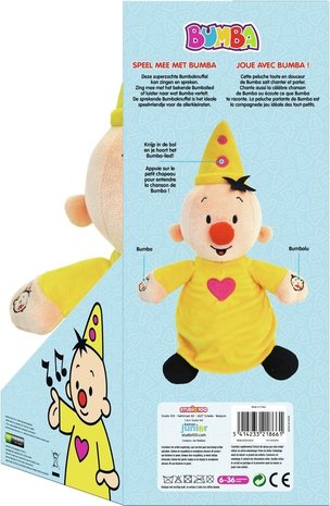Peluche Bumba : Bumba 30 cm avec son Peluche Bumba : Bumba 30 cm avec son