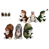 Dinosaure en peluche œuf 22cm par 3 assortis Dinosaure en peluche œuf 22cm par 3 assortis
