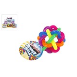 Boule rebondissante spaghetti arc-en-ciel 6,5x6,5 cm Boule rebondissante spaghetti arc-en-ciel 6,5x6,5 cm