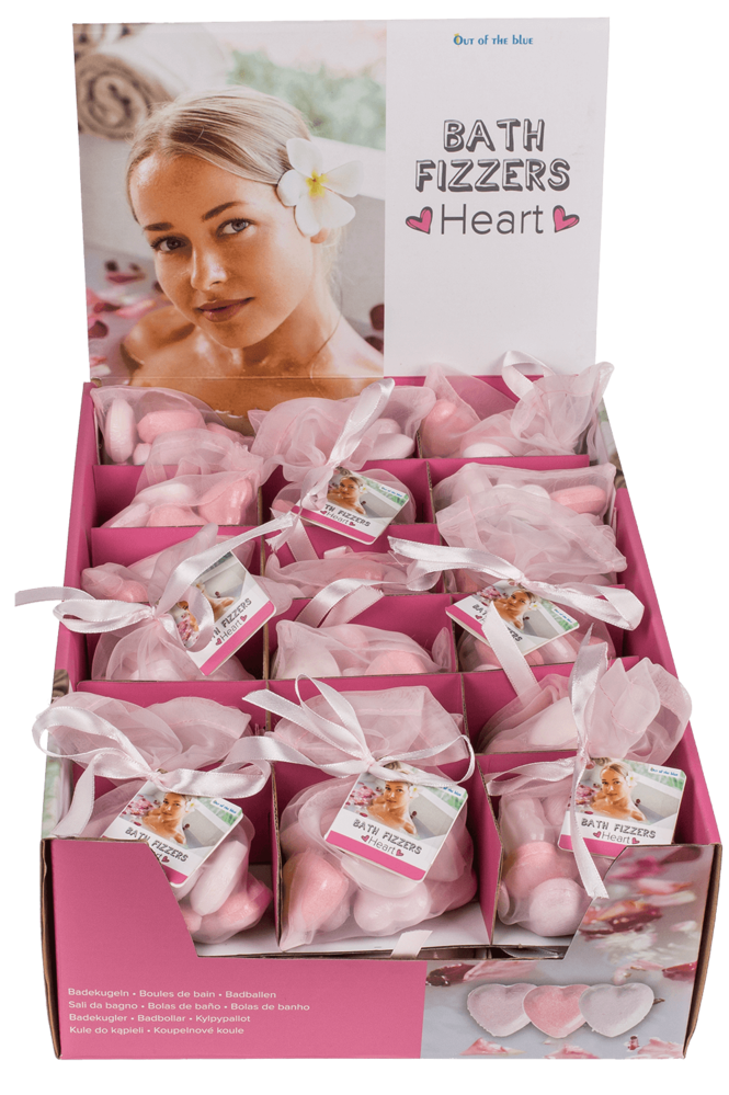 Display of 36 pieces Bad Bruiser heart 10 pcs à 12g in textile bag Display of 36 pieces Bad Bruiser heart 10 pcs à 12g in textile bag