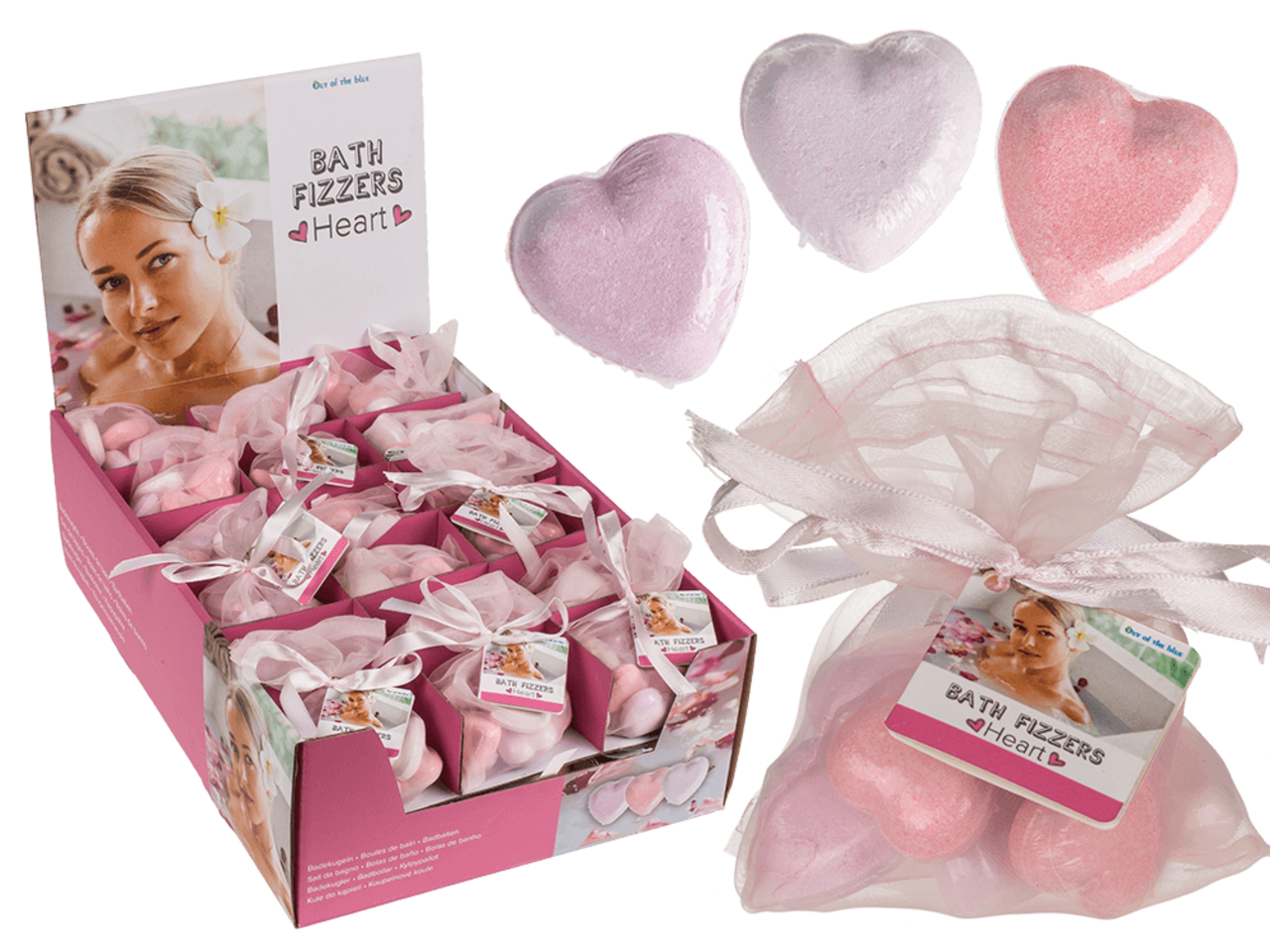 Display of 36 pieces Bad Bruiser heart 10 pcs à 12g in textile bag Display of 36 pieces Bad Bruiser heart 10 pcs à 12g in textile bag