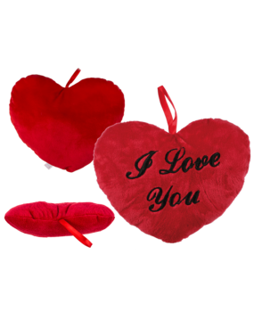 Peluche coeur rouge je t'aime 26 cm Peluche coeur rouge je t'aime 26 cm