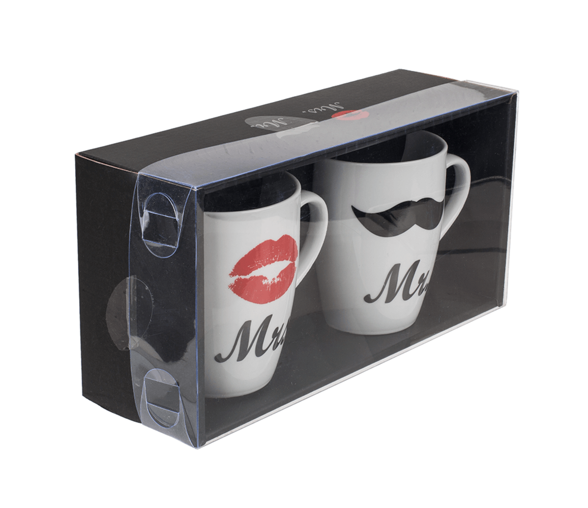 Set de 2 mugs Mrs & Mr Set de 2 mugs Mrs & Mr