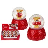 Display of 12 glitter ball bears 6.7x5.5cm 2 assorted Display of 12 glitter ball bears 6.7x5.5cm 2 assorted