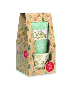 Coffret cadeau pour le bain "Winter Moments" avec vase Coffret cadeau pour le bain "Winter Moments" avec vase