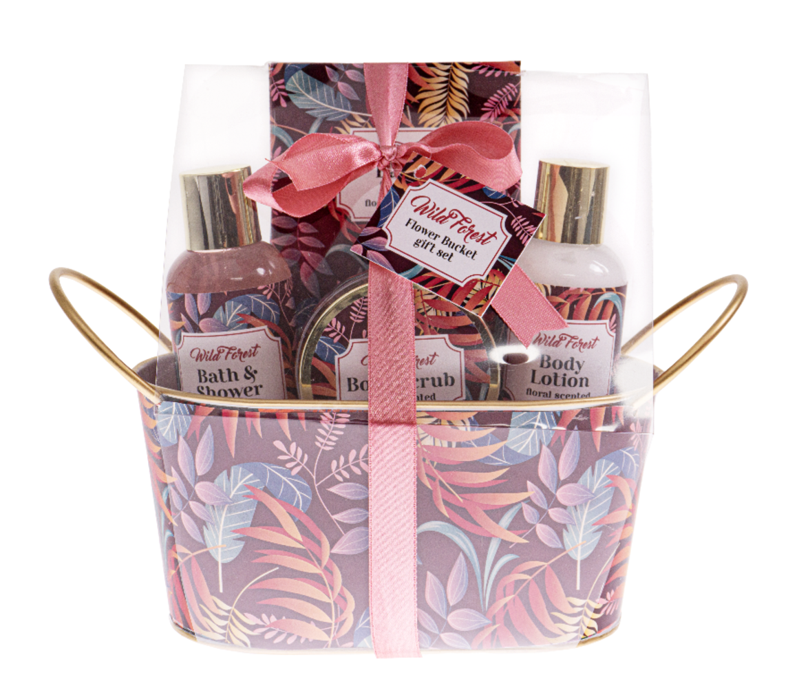 Wild Forest bath gift set in tin can Wild Forest bath gift set in tin can