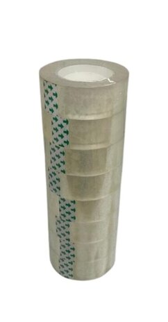 Kleefband 19 mm x 33m - transparant - 1 rolletje - kopen per 8 rolletjes