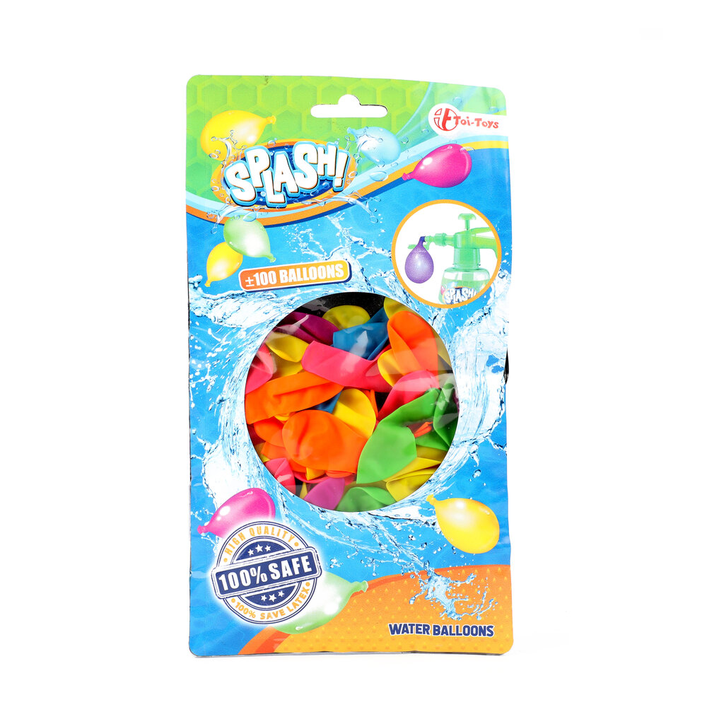 Splash HQ Waterballonnen 100 stuks in zakje Splash HQ Waterballonnen 100 stuks in zakje