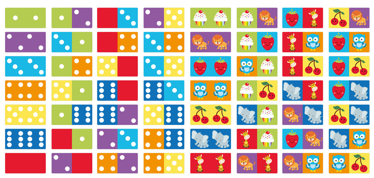 Play & Learn Domino Spel dubbelzijdig Play & Learn Domino Spel dubbelzijdig