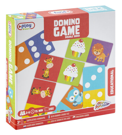 Play & Learn Domino Game Double Sided Play & Learn Domino Game Double Sided