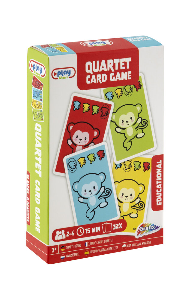 Jeu de cartes Play & Learn Quartet Jeu de cartes Play & Learn Quartet