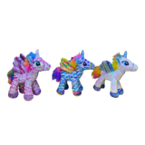 Glitter pailetten unicorn pluche 26cm