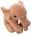 Peluche Eléphant 25cm Rose