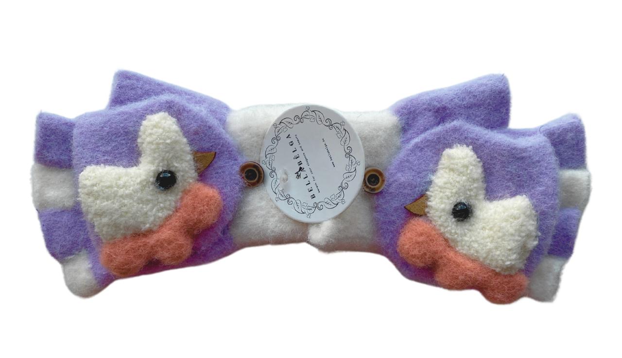 BellaBelga - Belgisch merk Gant extensible demi-doigt pour enfants - Licorne - Mélange de couleurs