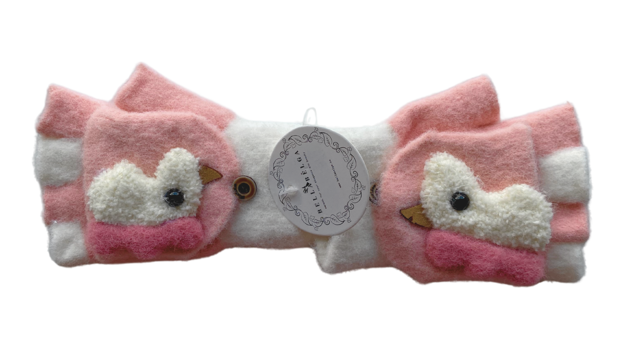 BellaBelga - Belgisch merk Kids stretch half-finger glove - Unicorn - Mix colours BellaBelga - Belgisch merk Kids stretch half-finger glove - Unicorn - Mix colours