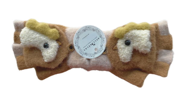 BellaBelga - Belgisch merk Gant extensible demi-doigt pour enfants - Licorne - Mélange de couleurs