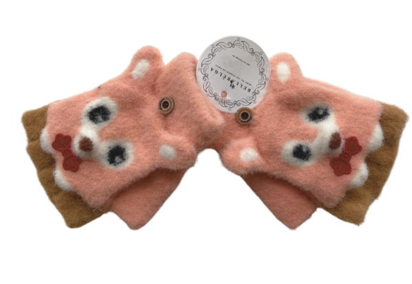 BellaBelga - Belgisch merk Kids stretch half-finger glove - Foxy - Mix colours BellaBelga - Belgisch merk Kids stretch half-finger glove - Foxy - Mix colours