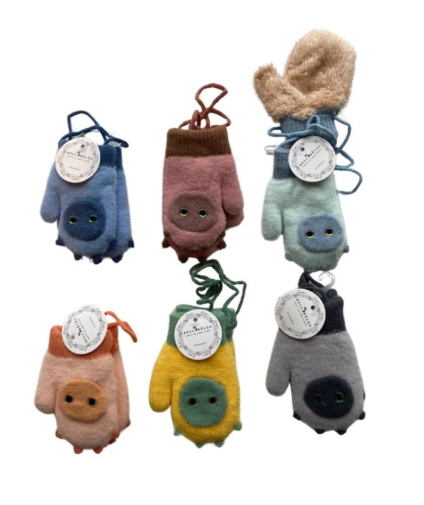 BellaBelga - Belgisch merk Kinderwant - Petit Smiley - Mix kleuren BellaBelga - Belgisch merk Kinderwant - Petit Smiley - Mix kleuren