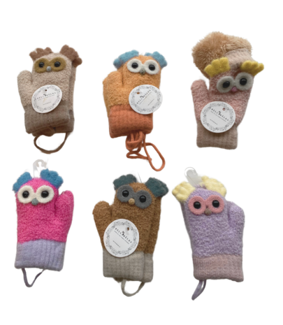 BellaBelga - Belgisch merk Kinderwant - Petit Hibou - Mix kleuren BellaBelga - Belgisch merk Kinderwant - Petit Hibou - Mix kleuren